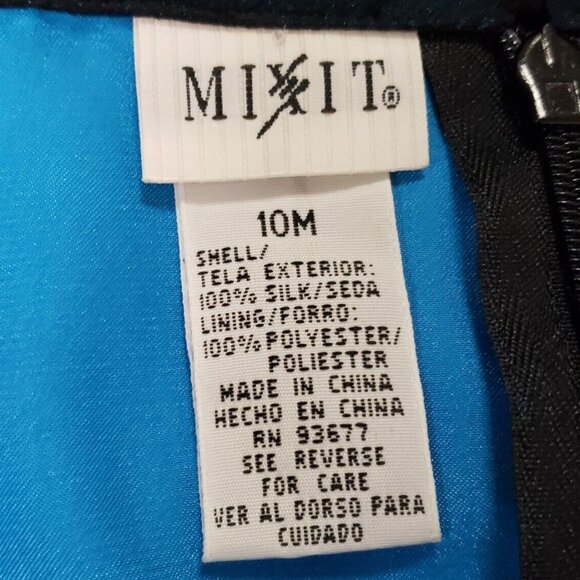 Mix It Womens Whimsigoth Y2K Silk Midi Skirt Size 10 Fairy Grunge Church Office - Picture 4 of 9